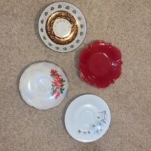 4pc decorative plates